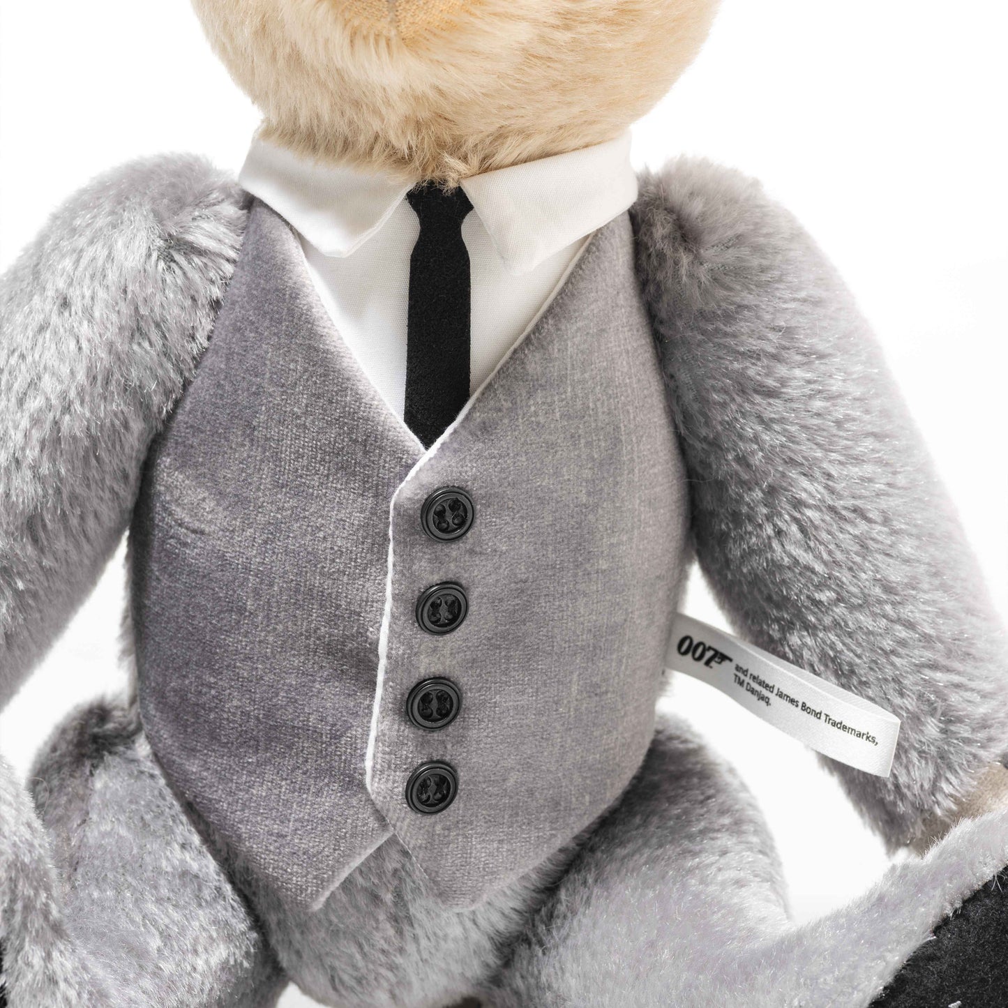 Steiff Teddybär James Bond Goldfinger 60. Jubiläum Teddybär mit Musikwerk
