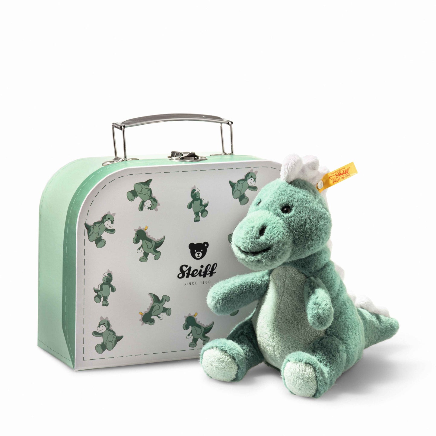 Steiff Joshi Baby T-Rex 16cm im Koffer