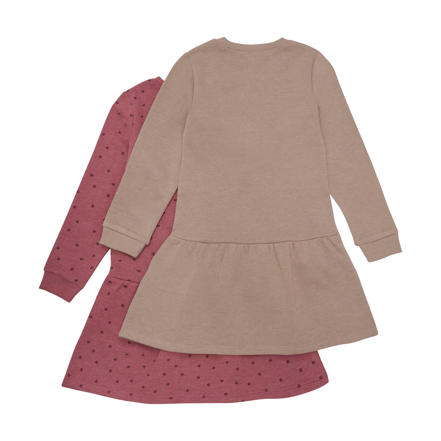 Minymo Basic Sweatkleid Doppelpack