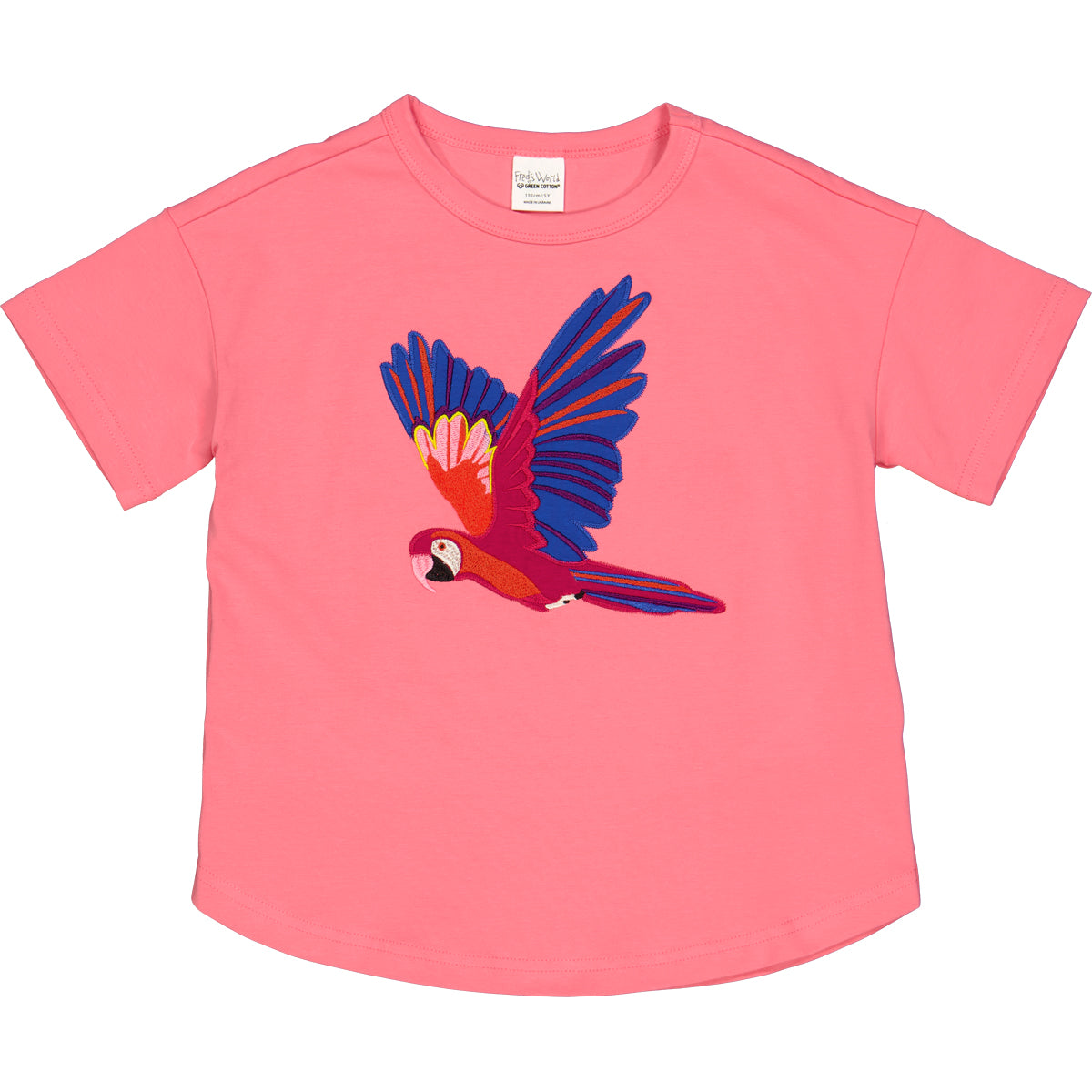 Fred's World: T-Shirt mit Papageienmotiv HELLO