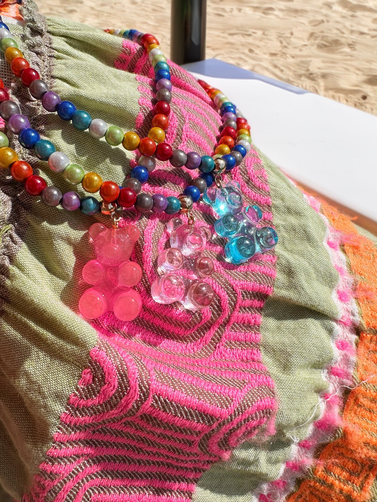Magic Pearl Kette Magic Bear - rosa