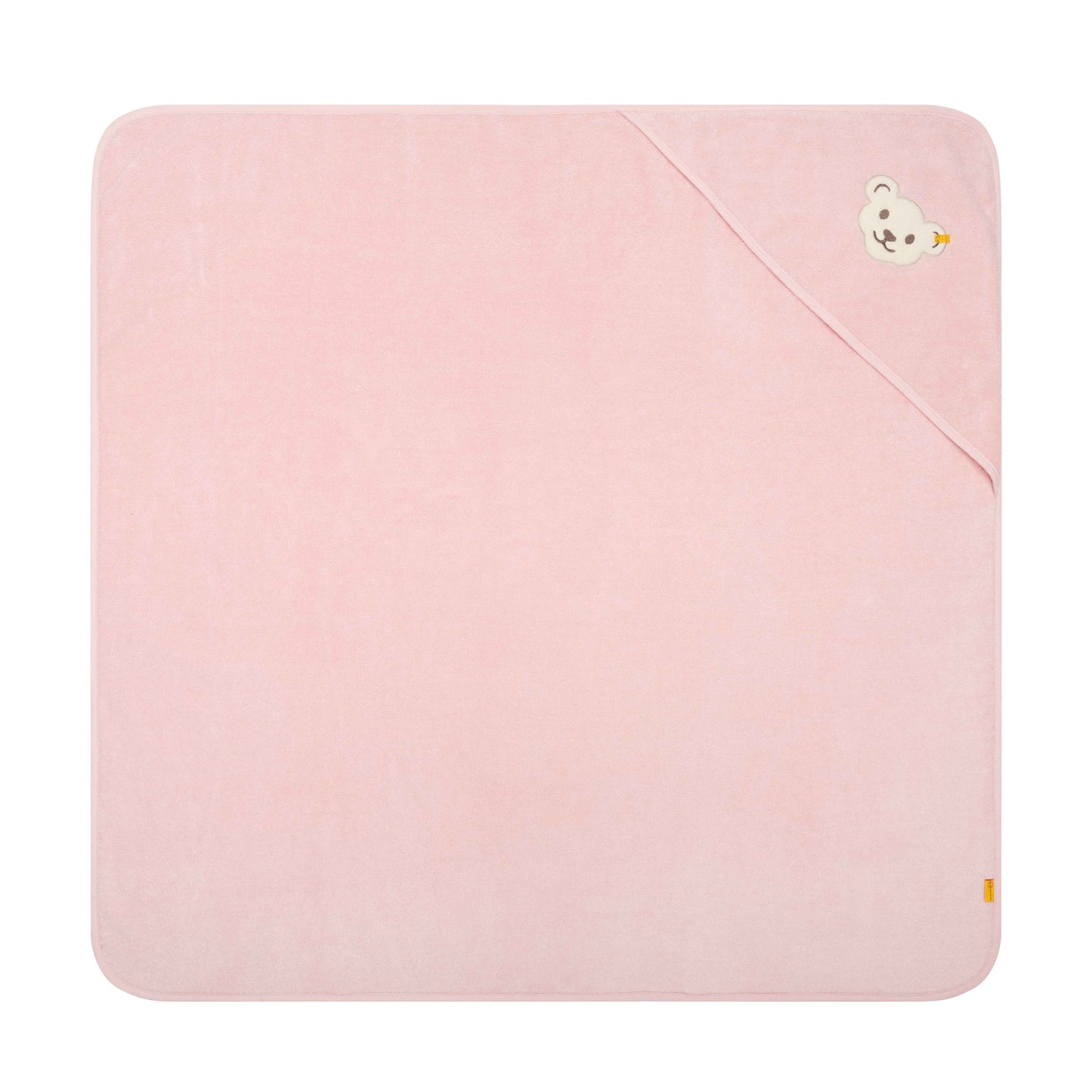 Steiff Badetuch mit Kapuze rosa