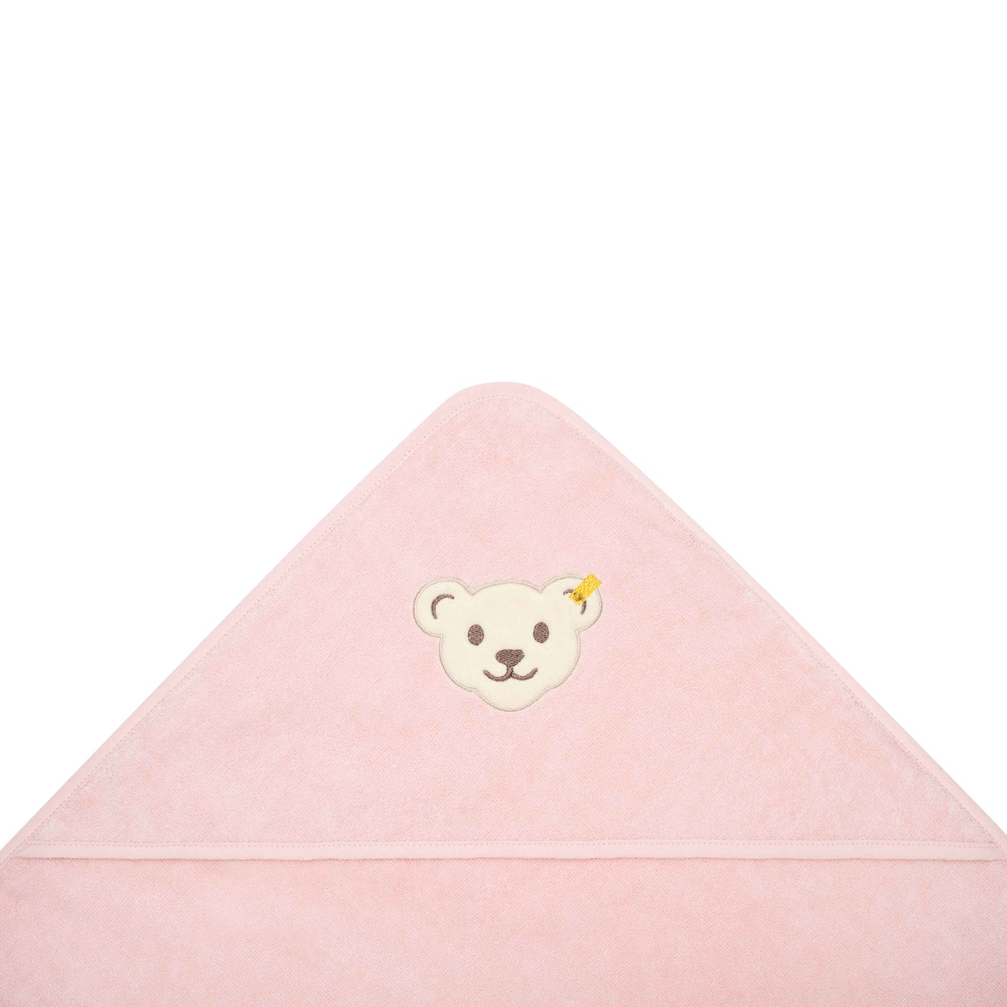 Steiff Badetuch mit Kapuze rosa