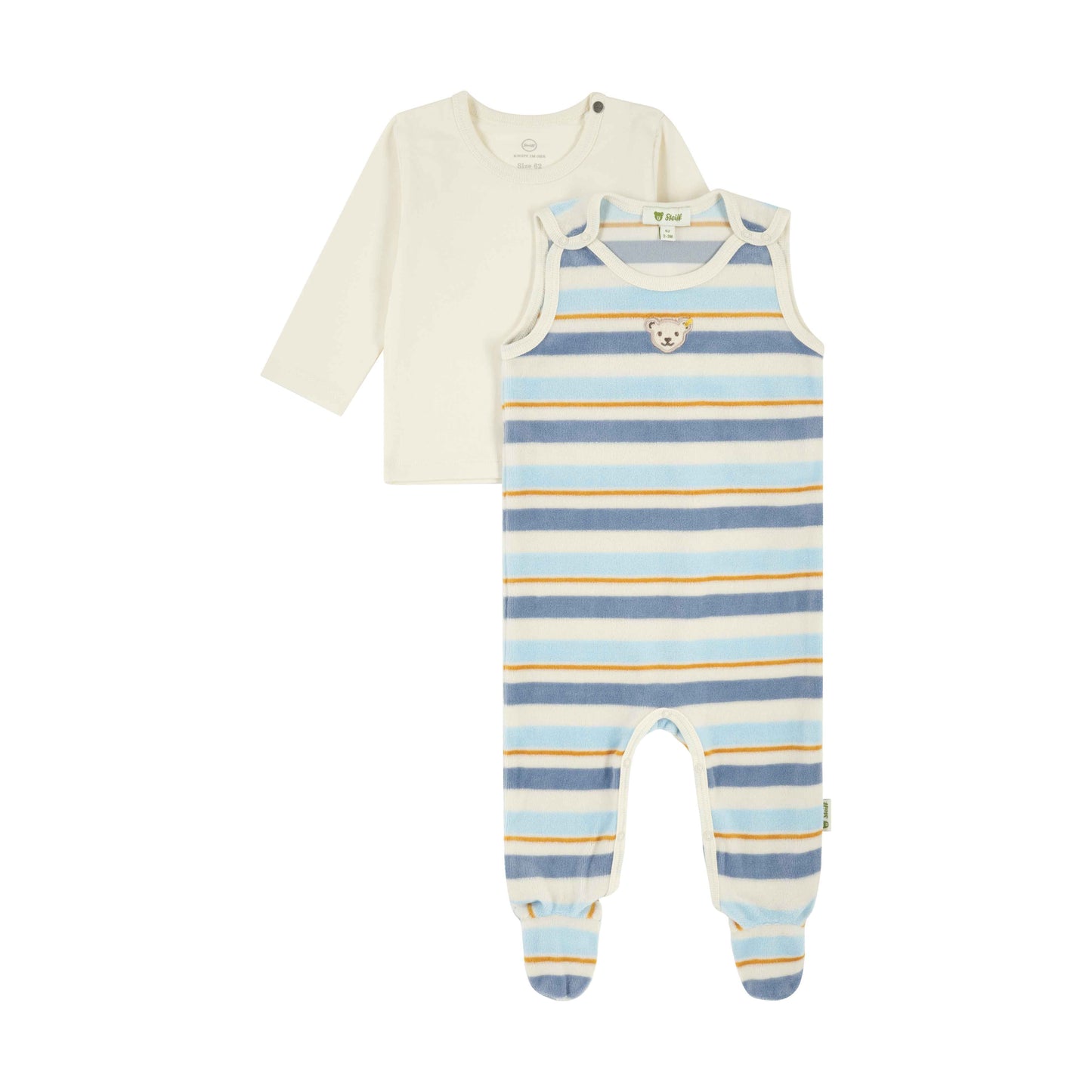 Steiff Set Strampler + T-Shirt langarm