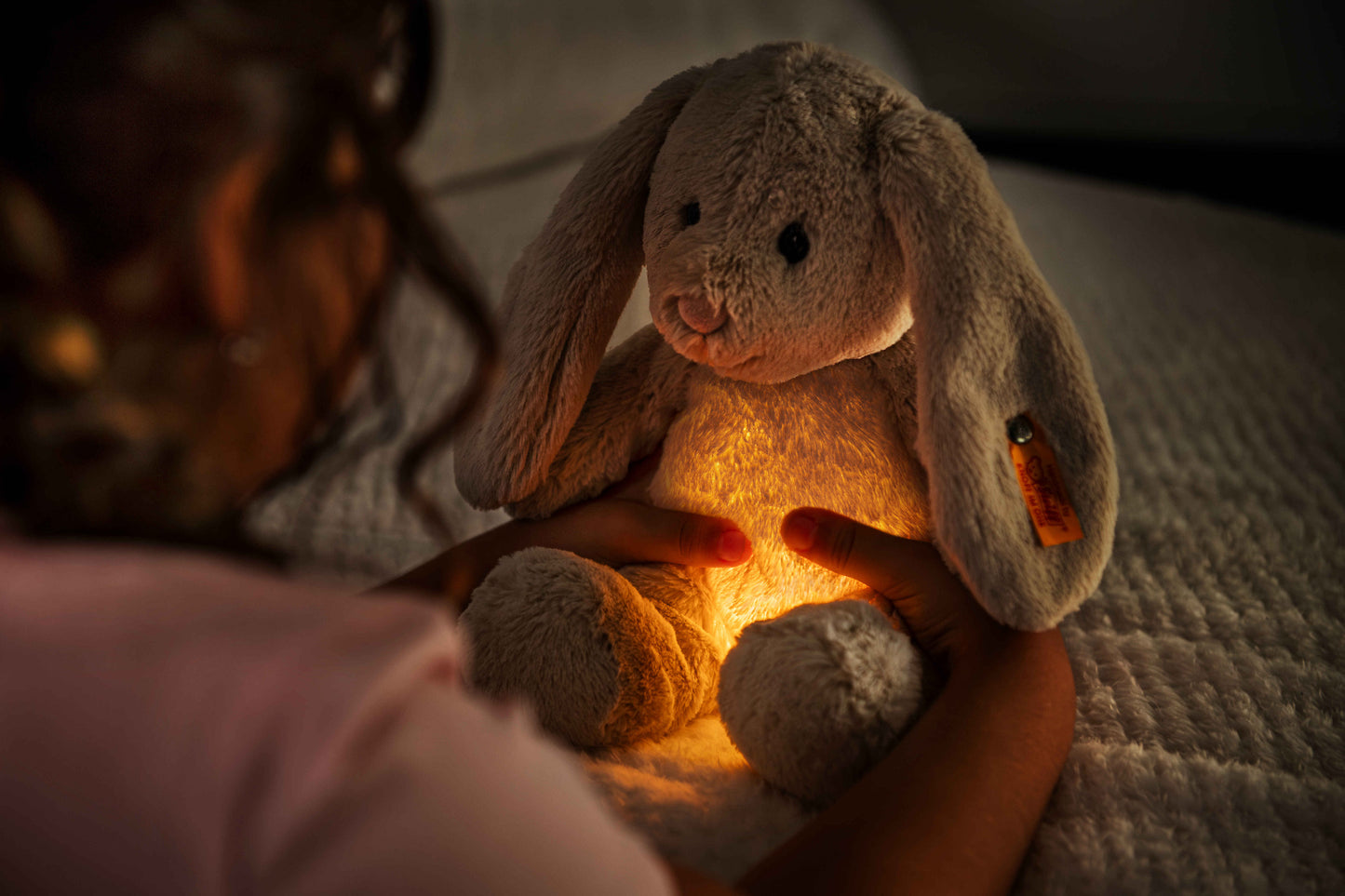 Steiff Hoppie Hase 28cm Licht