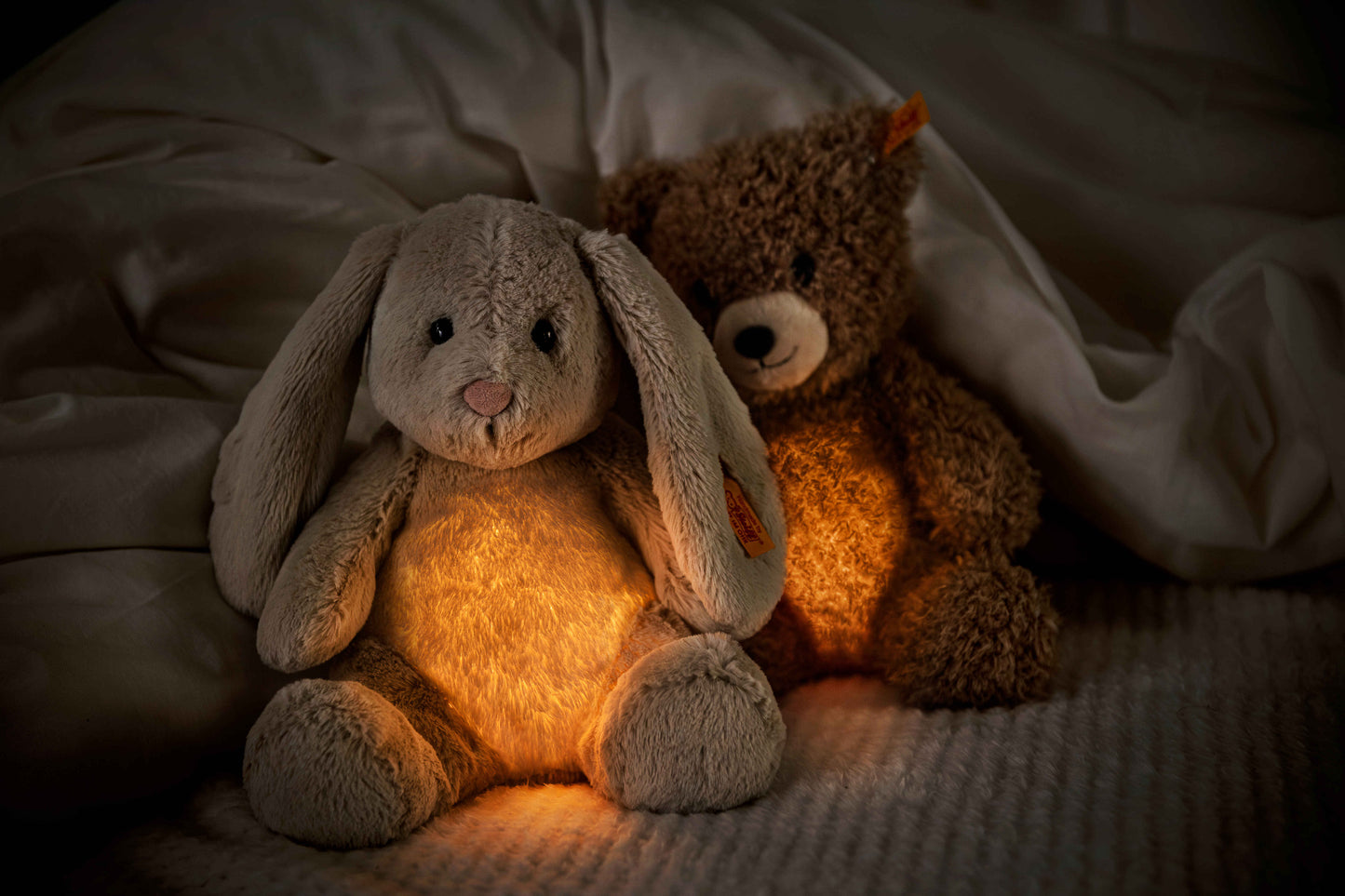 Steiff Hoppie Hase 28cm Licht