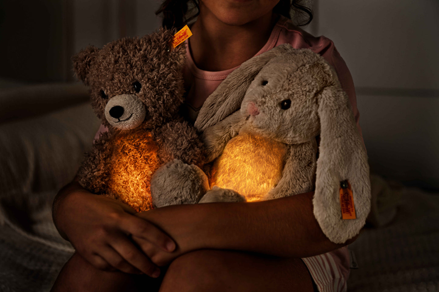 Steiff Hoppie Hase 28cm Licht