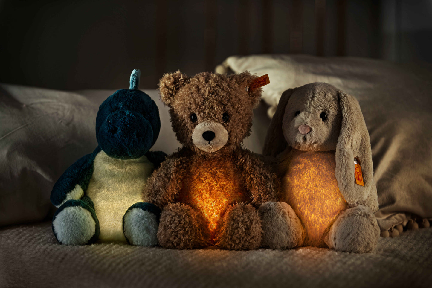 Steiff Hoppie Hase 28cm Licht