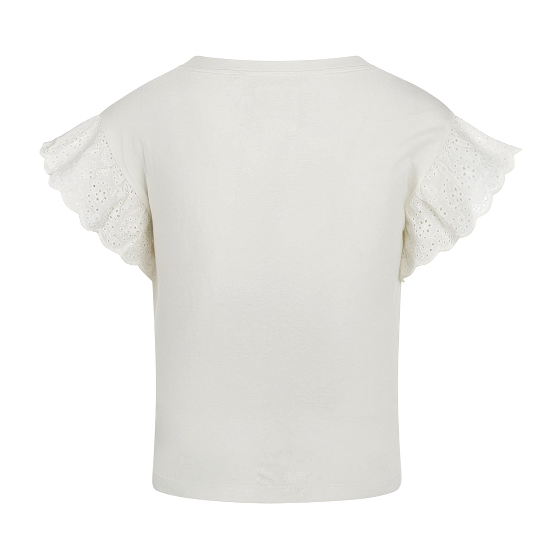 Koko Noko Mädchen T-shirt off white Stickerei