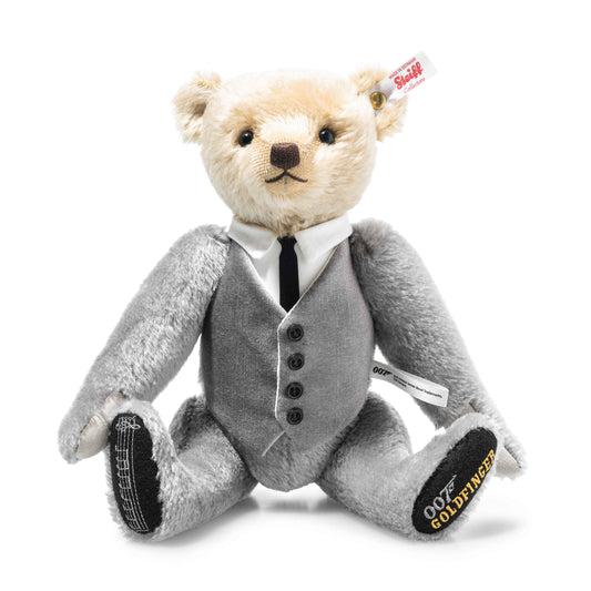 Steiff Teddybär James Bond Goldfinger 60. Jubiläum Teddybär mit Musikwerk