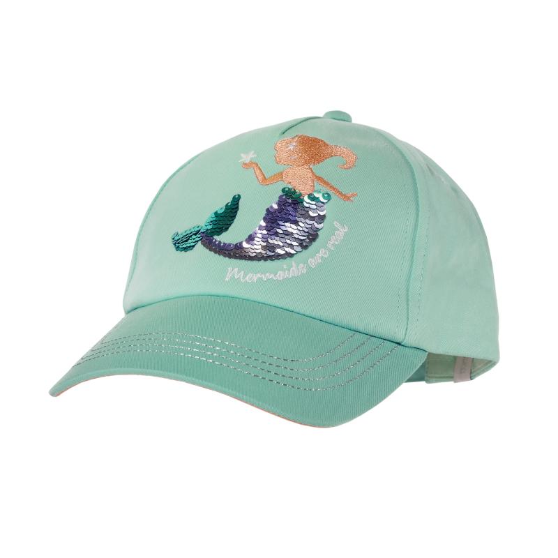 Maximo KIDS Girl-Cap Pailletten Meerjungfrau