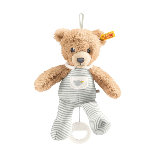 Steiff Schlaf gut Bär Spieluhr 20cm grau
