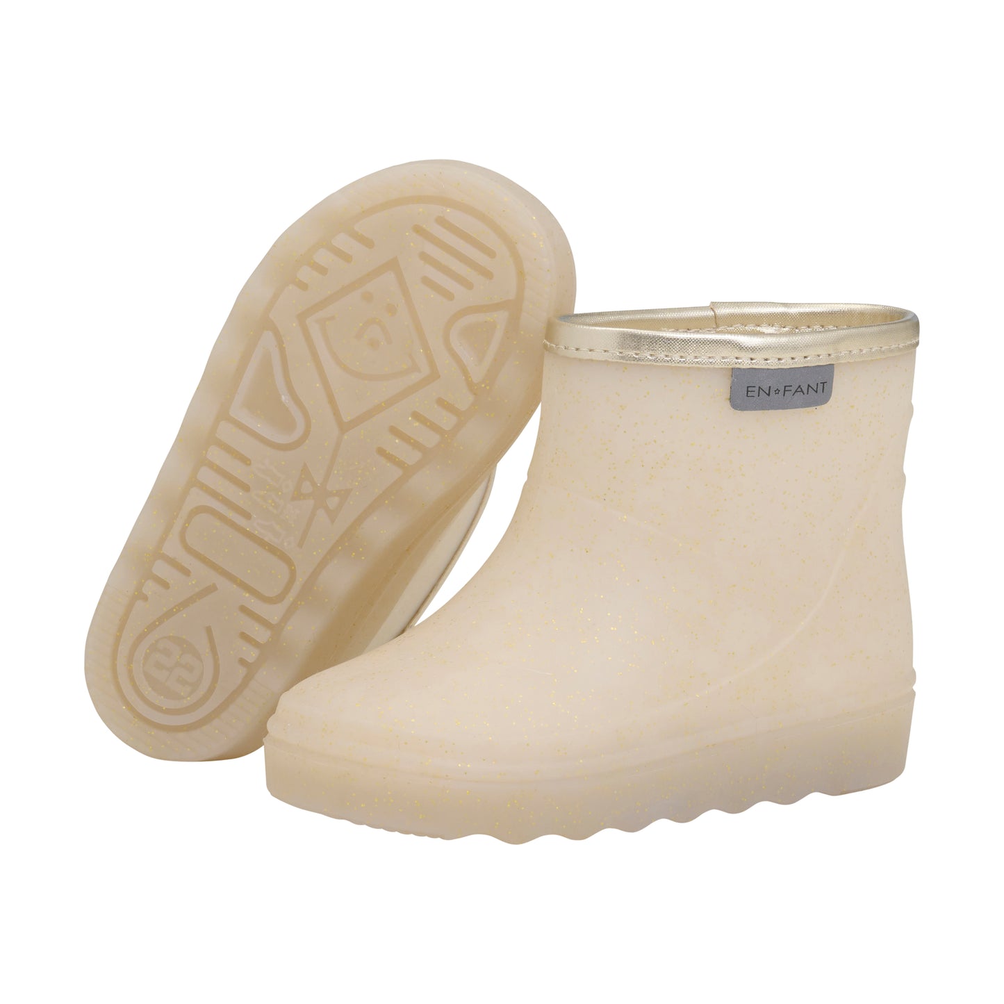 En Fant Kurzschaft Gummistiefel - french oak GLITZER