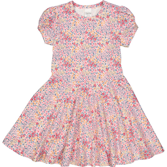 Fred's World: Kleid mit Puffärmeln und Blumenmuster BLOOM