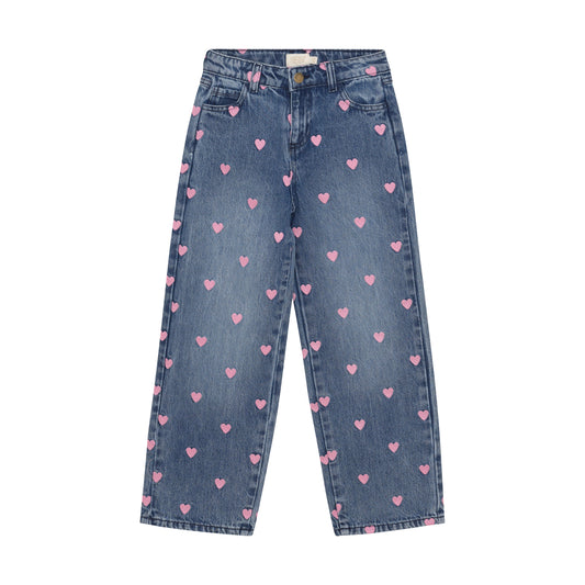 Creamie Jeanshose - Herzprint
