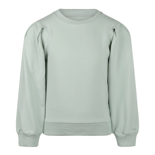 Koko Noko Mädchen Sweatshirt weich grün mit weiten Ärmeln