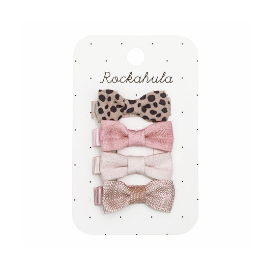 Rockahula Leoprint Schleifen Haarclips