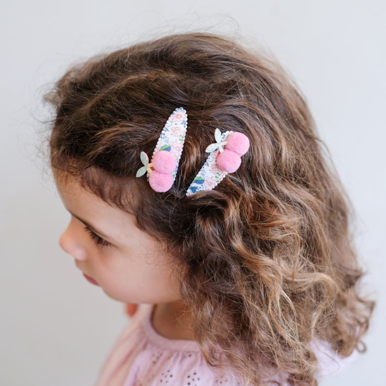 Mimi & Lula Florale Pom Pom Kirschenclips